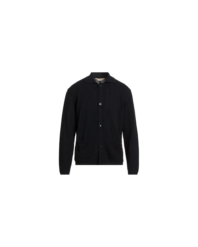 PAOLONI STRICKWAREN - Strickjackenauf YOOX.COM Nachtblau