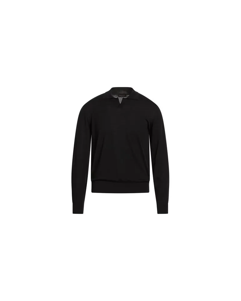 Roberto Collina STRICKWAREN - Pulloverauf YOOX.COM Schwarz