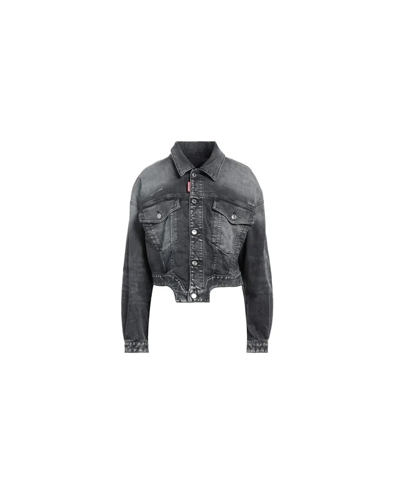 Dsquared2 JACKEN & MÄNTEL - Jeansjacken/Mäntelauf YOOX.COM Schwarz