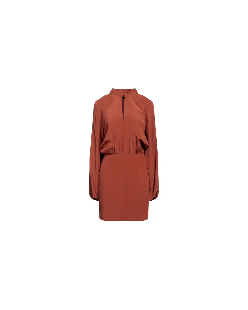 Federica Tosi KLEIDER - Mini-Kleiderauf YOOX.COM Braun