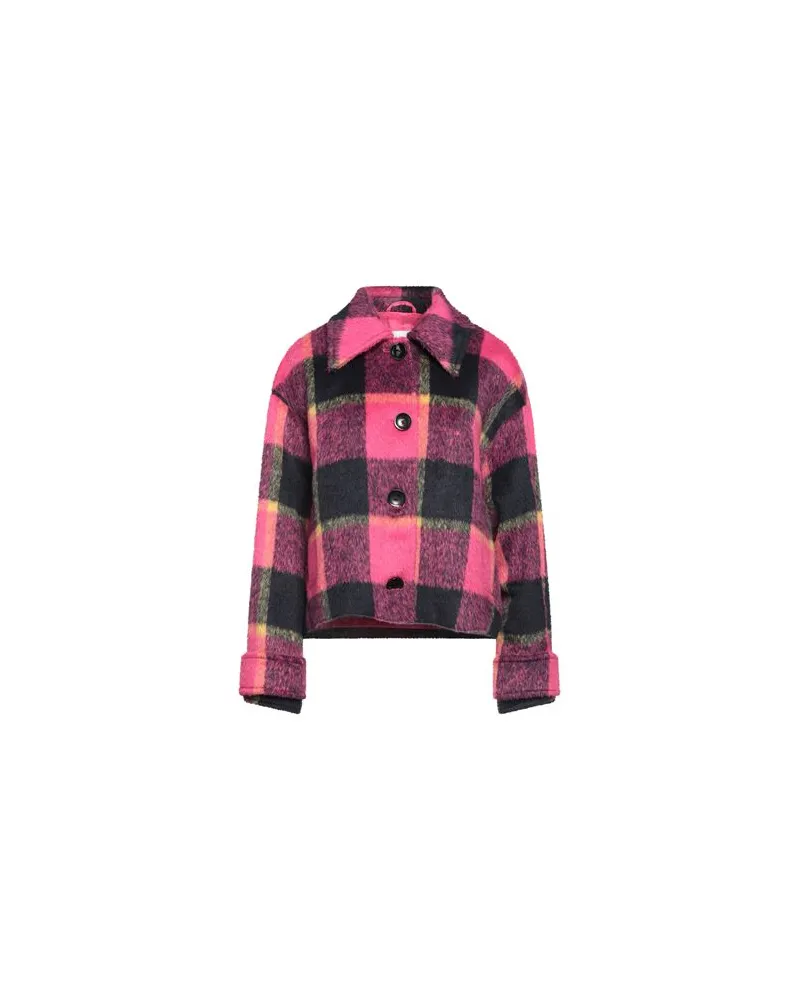 STAND JACKEN & MÄNTEL - Shearling- & Kunstfellauf YOOX.COM Fuchsia