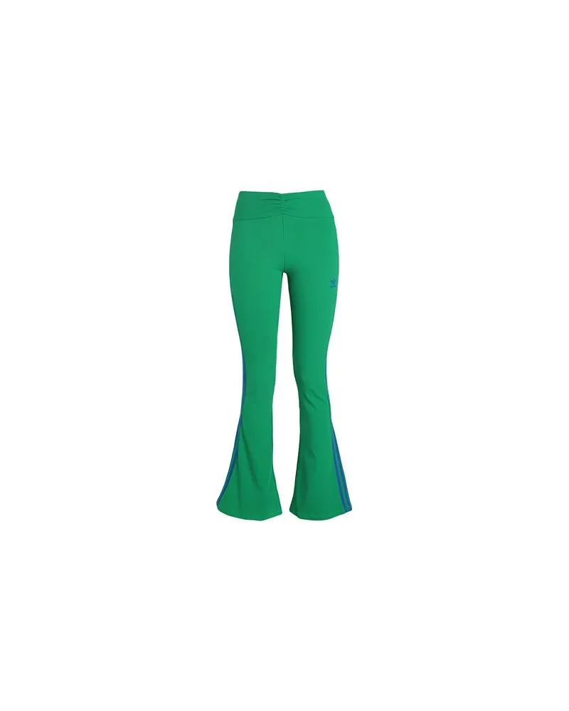 adidas RIB FLRD LEGGIN  - HOSEN & RÖCKE - Leggingsauf YOOX.COM Grün