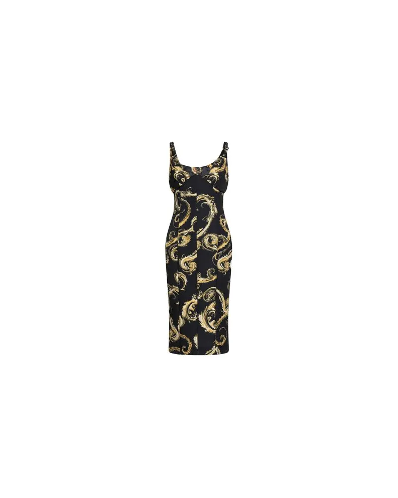 Versace Jeans KLEIDER - Midi-Kleiderauf YOOX.COM Gelb