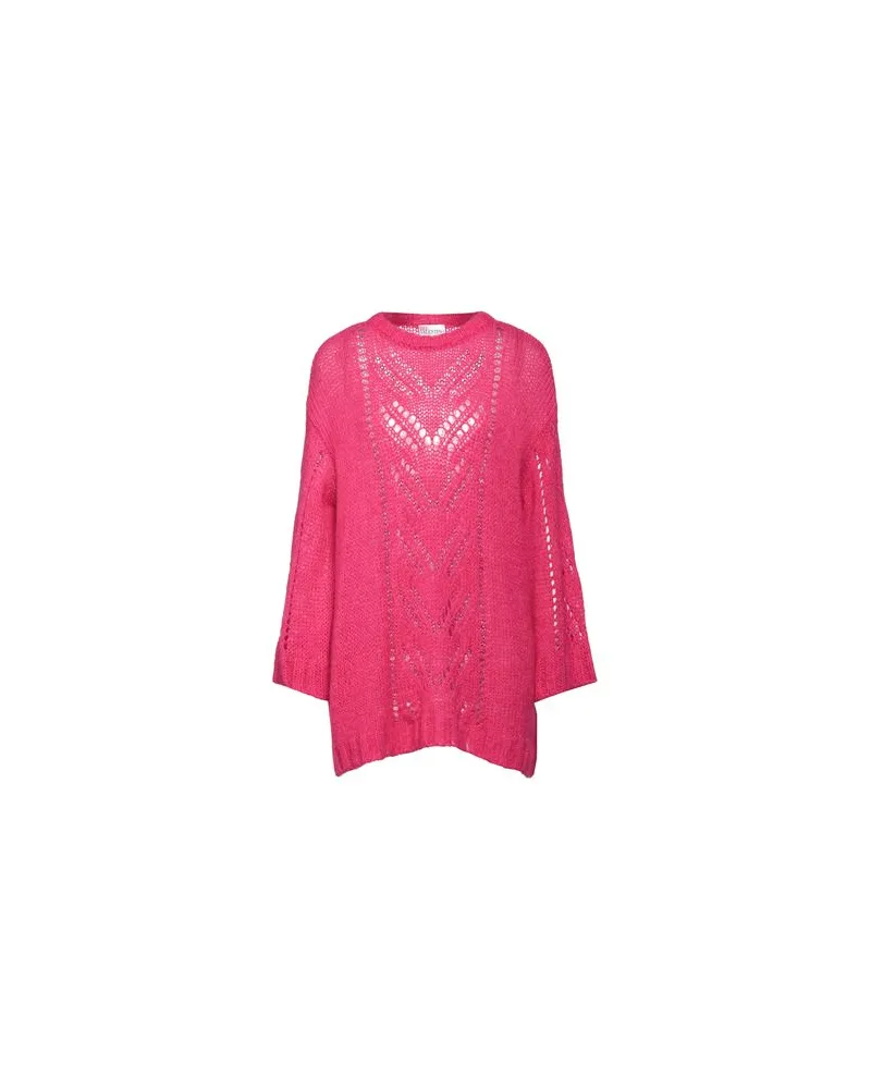 RED Valentino STRICKWAREN - Pulloverauf YOOX.COM Fuchsia