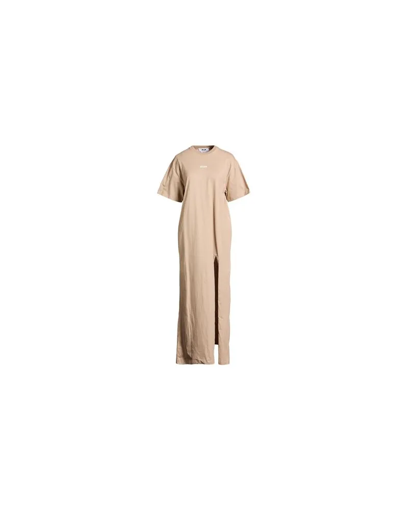 MSGM KLEIDER - Maxi-Kleiderauf YOOX.COM Sand