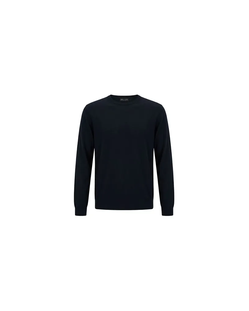 Roberto Collina STRICKWAREN - Pulloverauf YOOX.COM Nachtblau