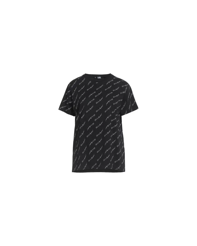 Karl Lagerfeld TOPS - T-shirtsauf YOOX.COM Schwarz