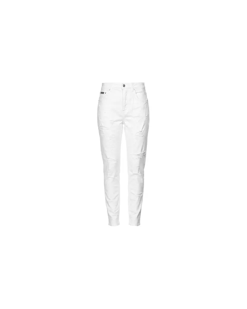 Dolce & Gabbana HOSEN & RÖCKE - Jeanshosenauf YOOX.COM Weiß