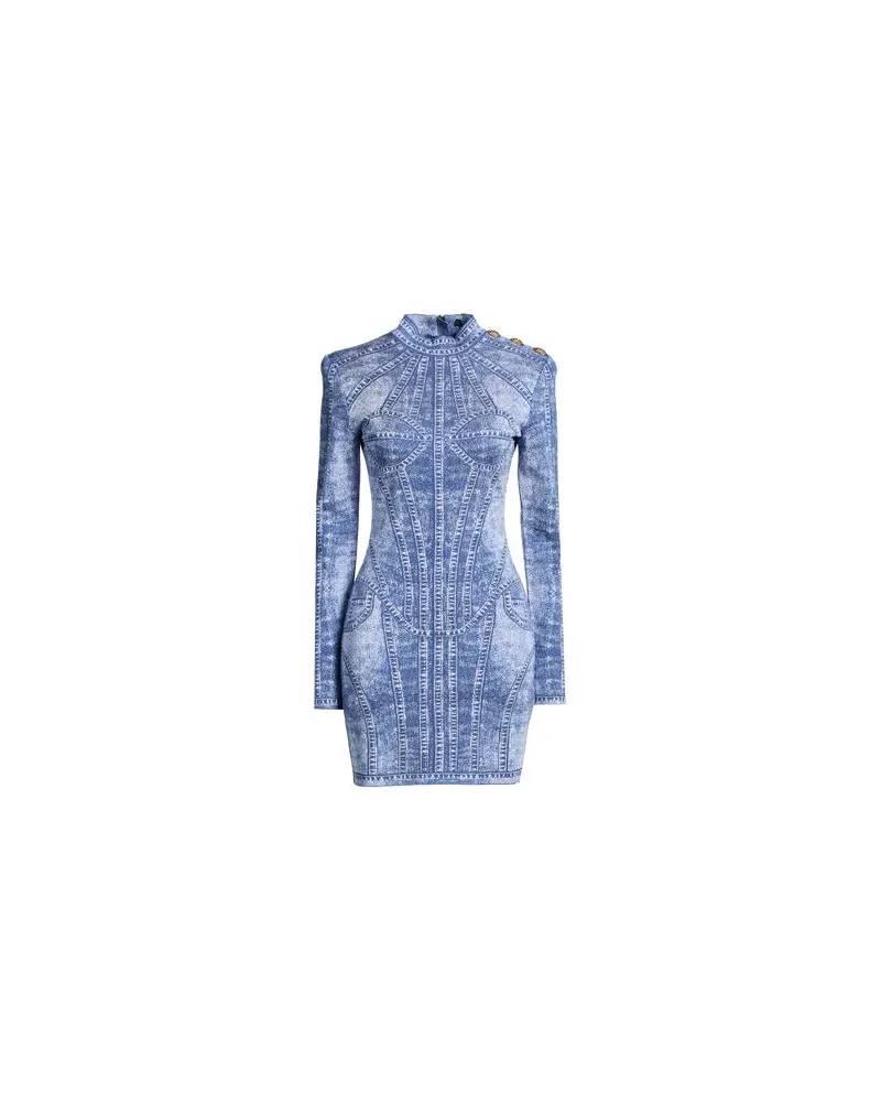 Balmain KLEIDER - Mini-Kleiderauf YOOX.COM Blau
