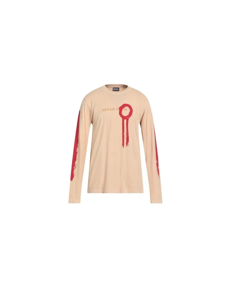 Diesel TOPS - T-shirtsauf YOOX.COM Beige