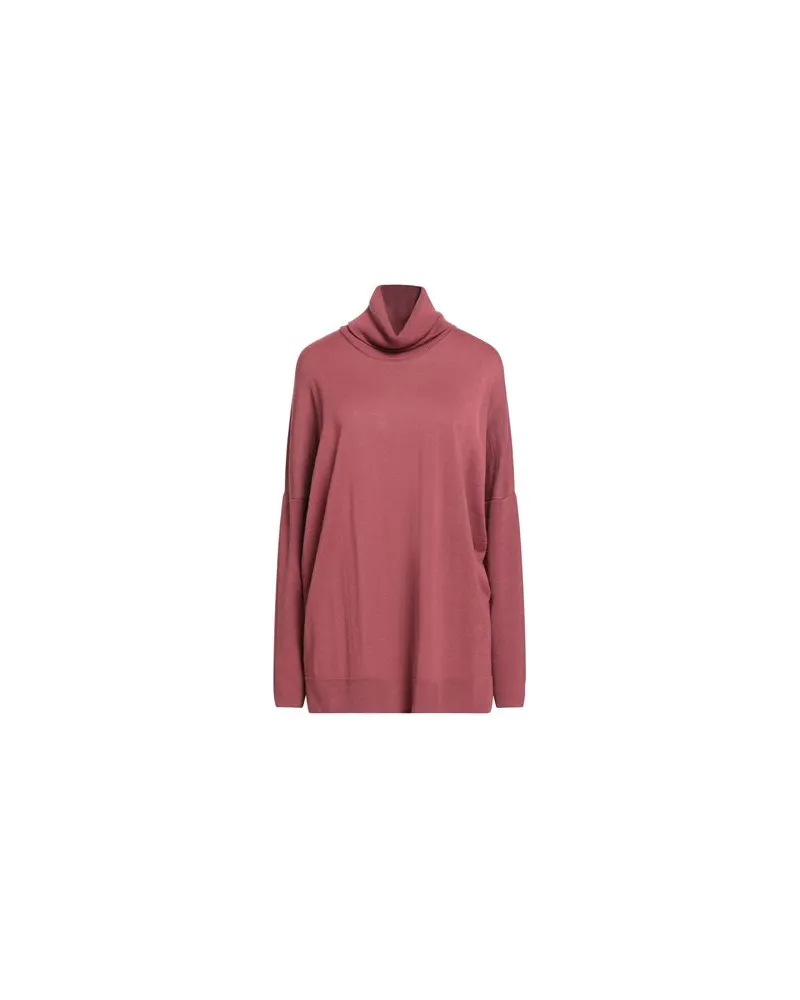 Messagerie STRICKWAREN - Rollkragenpulloverauf YOOX.COM Ziegelrot