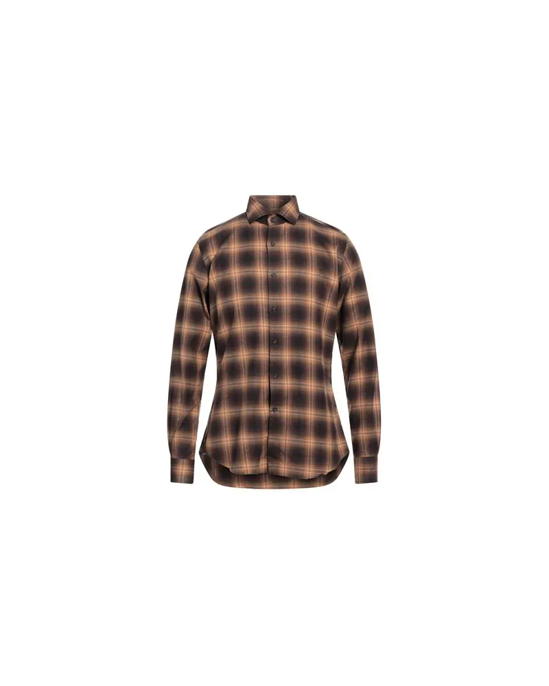 XACUS TOPS - Hemdenauf YOOX.COM Dunkelbraun
