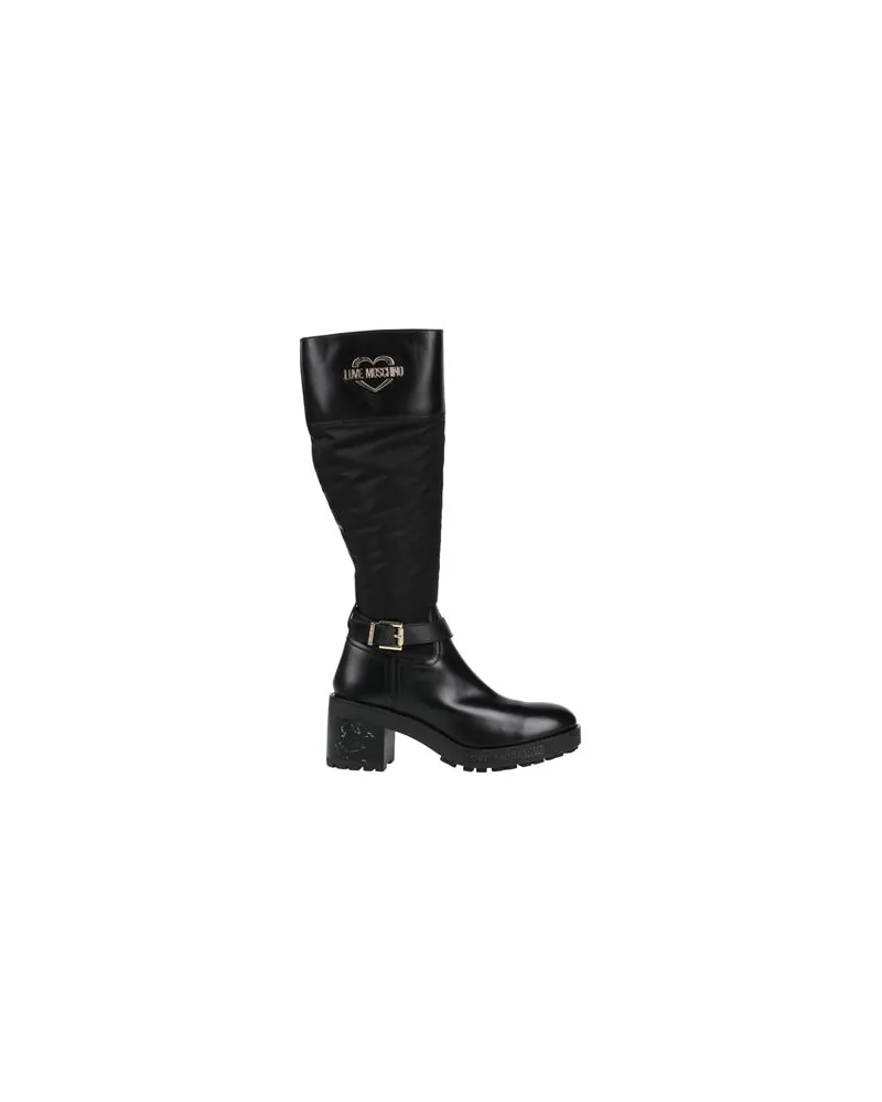 Moschino SCHUHE - Stiefelauf YOOX.COM Schwarz