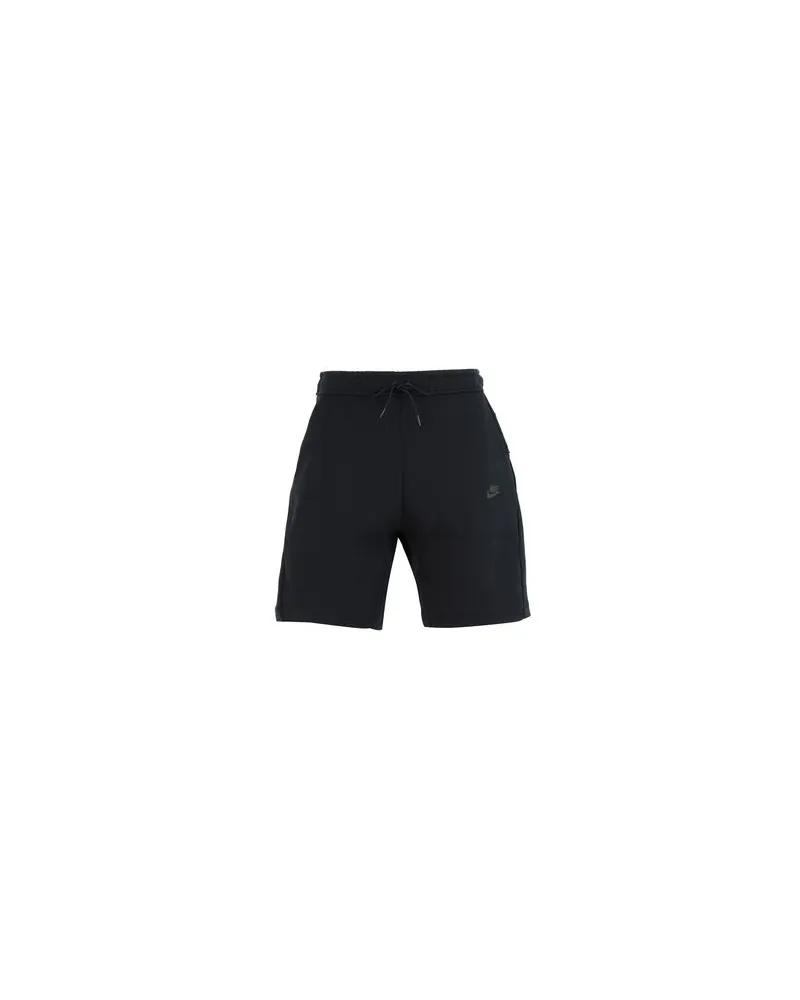 Nike TECH FLEECE SHORT   - HOSEN & RÖCKE - Shorts & Bermudashortsauf YOOX.COM Schwarz