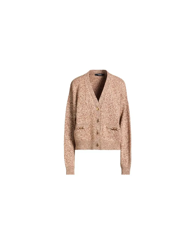 Versace STRICKWAREN - Strickjackenauf YOOX.COM Kamel