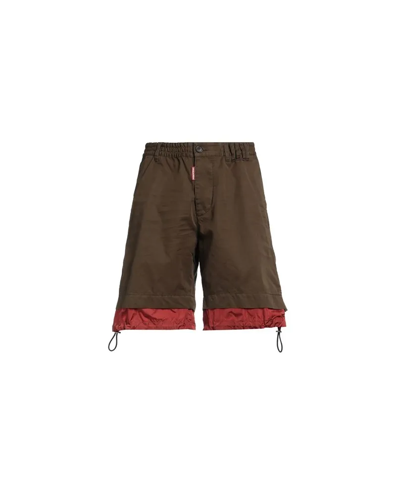 Dsquared2 HOSEN & RÖCKE - Shorts & Bermudashortsauf YOOX.COM Militärgrün