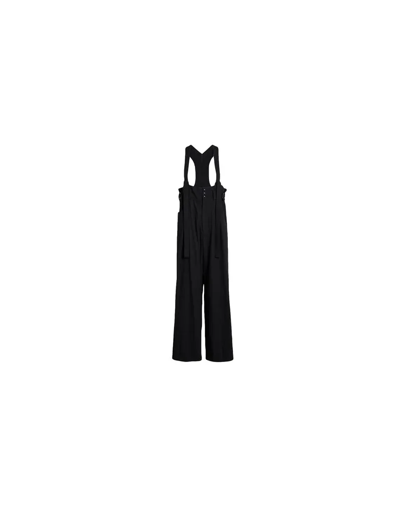 Yohji Yamamoto OVERALLS - Lange Overallsauf YOOX.COM Schwarz