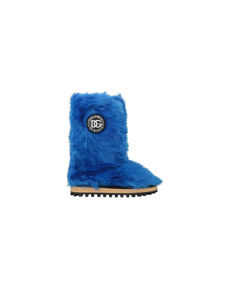 Dolce & Gabbana SCHUHE - Stiefelauf YOOX.COM Blau