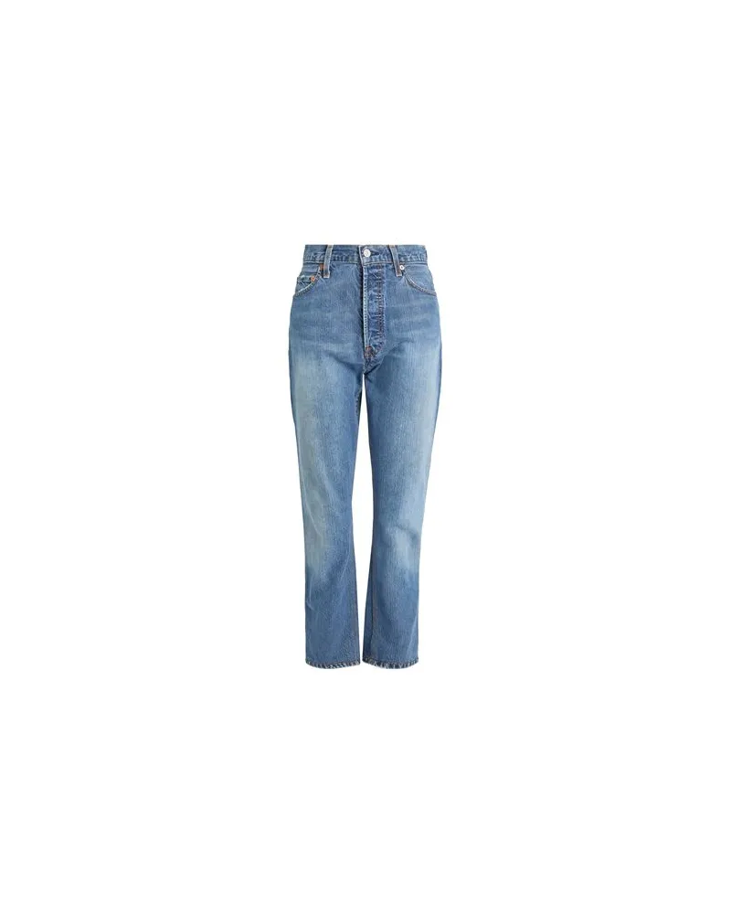 RE/DONE HOSEN & RÖCKE - Jeanshosenauf YOOX.COM Blau
