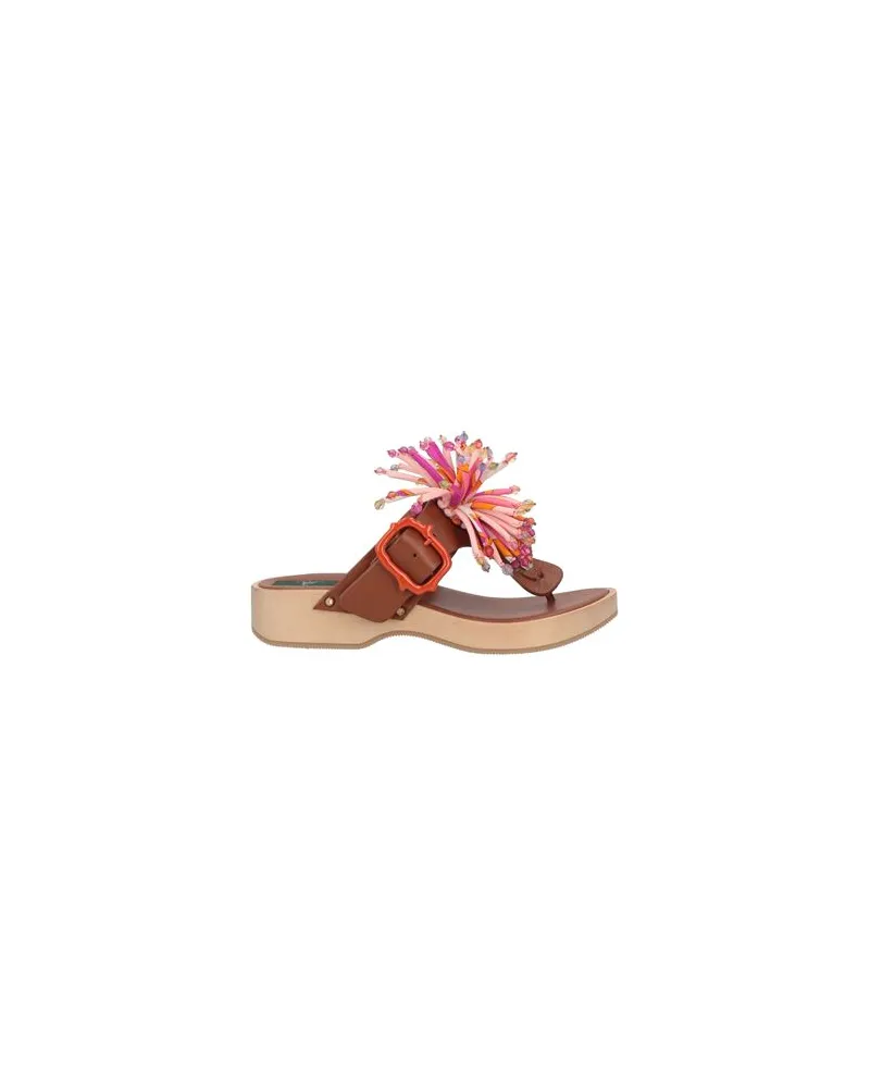 Emilio Pucci SCHUHE - Zehentrennerauf YOOX.COM Braun