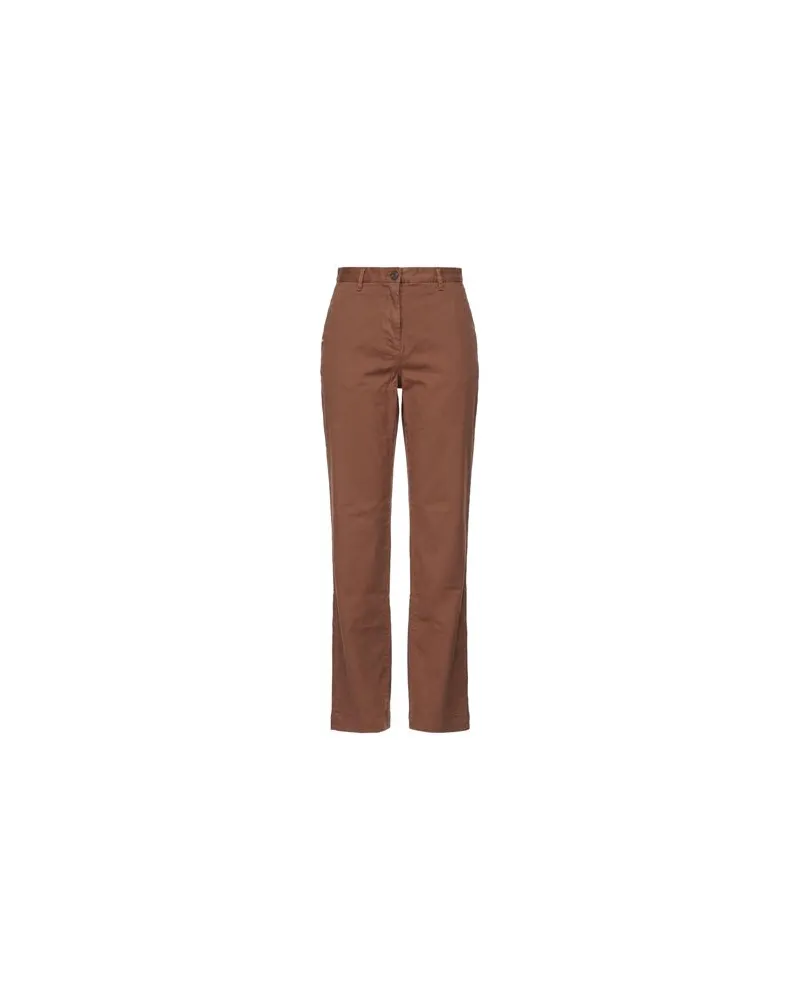 PLAN C HOSEN & RÖCKE - Hosenauf YOOX.COM Braun