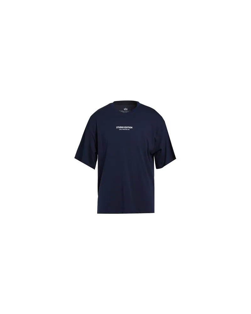 Alpha Industries TOPS - T-shirtsauf YOOX.COM Marineblau