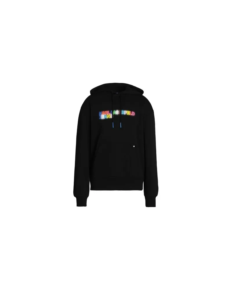 Karl Lagerfeld KLJ ALL LOVE HOODIE  - TOPS - Sweatshirtsauf YOOX.COM Schwarz