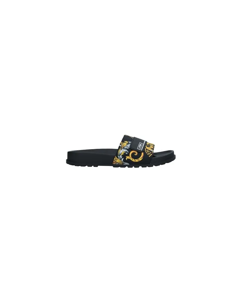 Versace Jeans SCHUHE - Sandalenauf YOOX.COM Schwarz