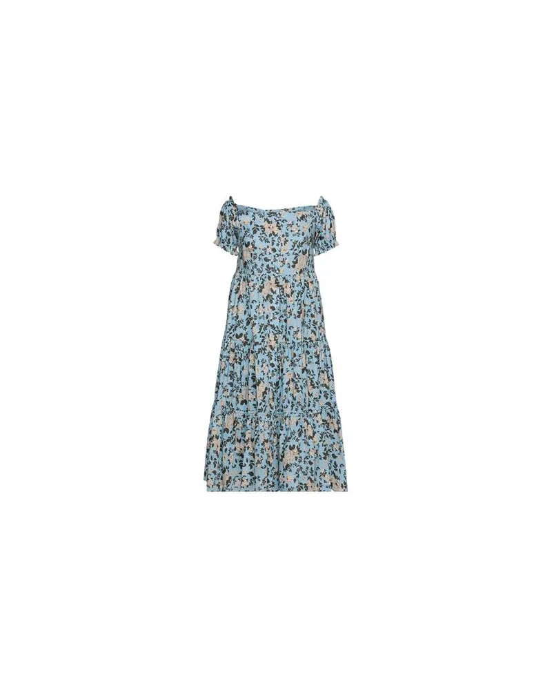 Semicouture KLEIDER - Midi-Kleiderauf YOOX.COM Himmelblau