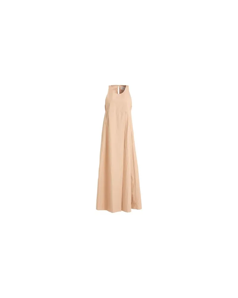 Alessia Santi KLEIDER - Maxi-Kleiderauf YOOX.COM Sand