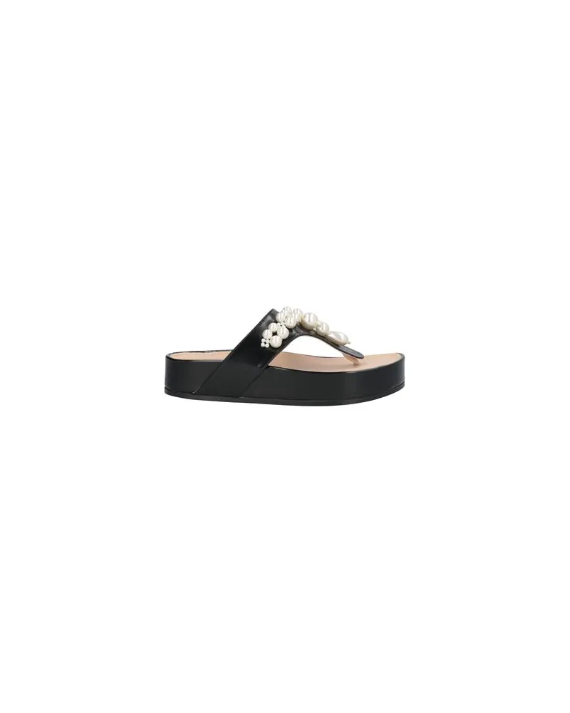 Simone Rocha SCHUHE - Zehentrennerauf YOOX.COM Schwarz
