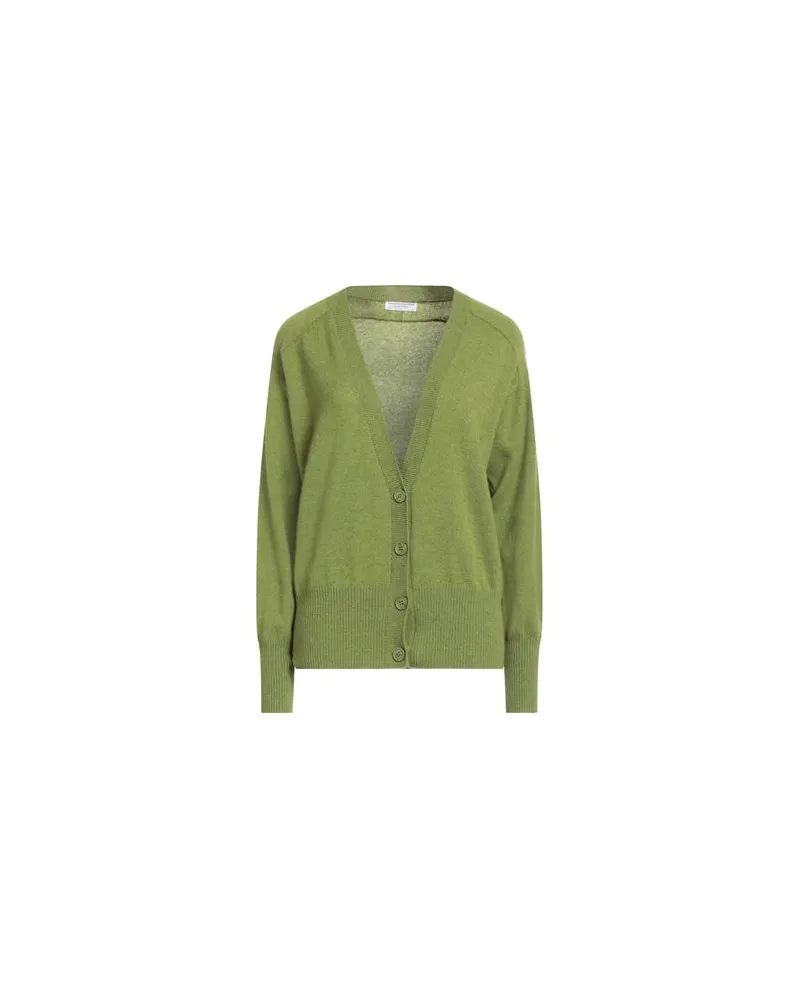 Majestic STRICKWAREN - Strickjackenauf YOOX.COM Limettengrün