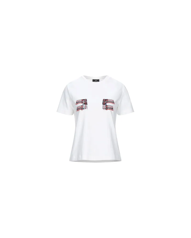Elisabetta Franchi TOPS - T-shirtsauf YOOX.COM Weiß