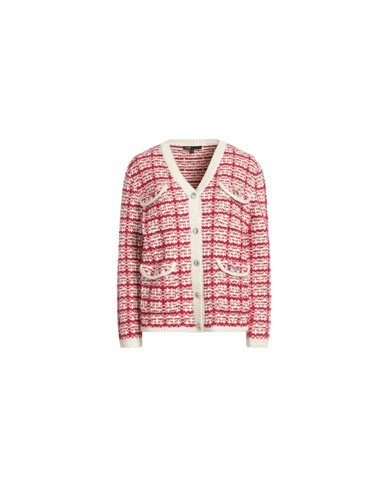 Maje STRICKWAREN - Strickjackenauf YOOX.COM Rot