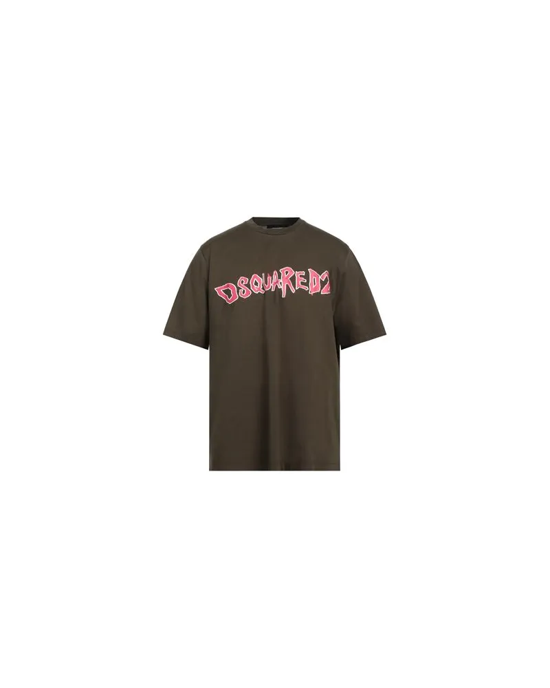 Dsquared2 TOPS - T-shirtsauf YOOX.COM Militärgrün