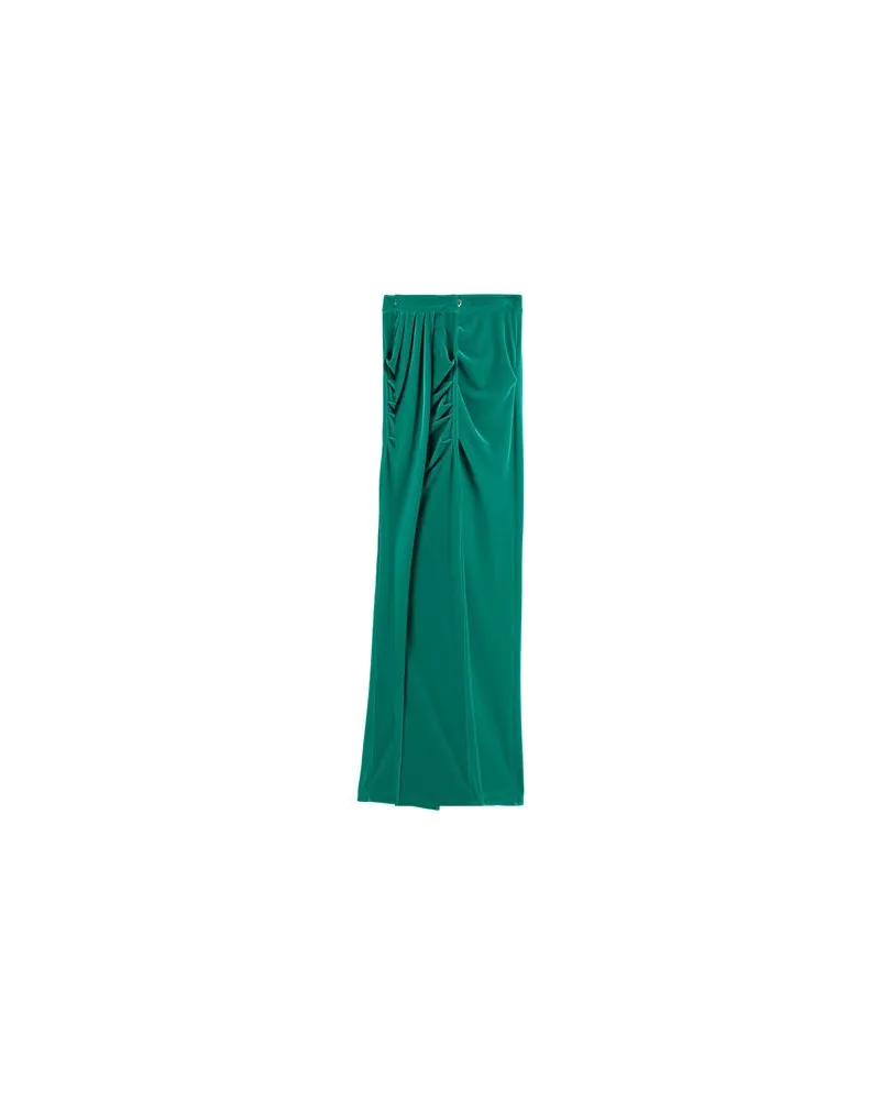 Elisabetta Franchi HOSEN & RÖCKE - Maxi-Röckeauf YOOX.COM Smaragdgrün