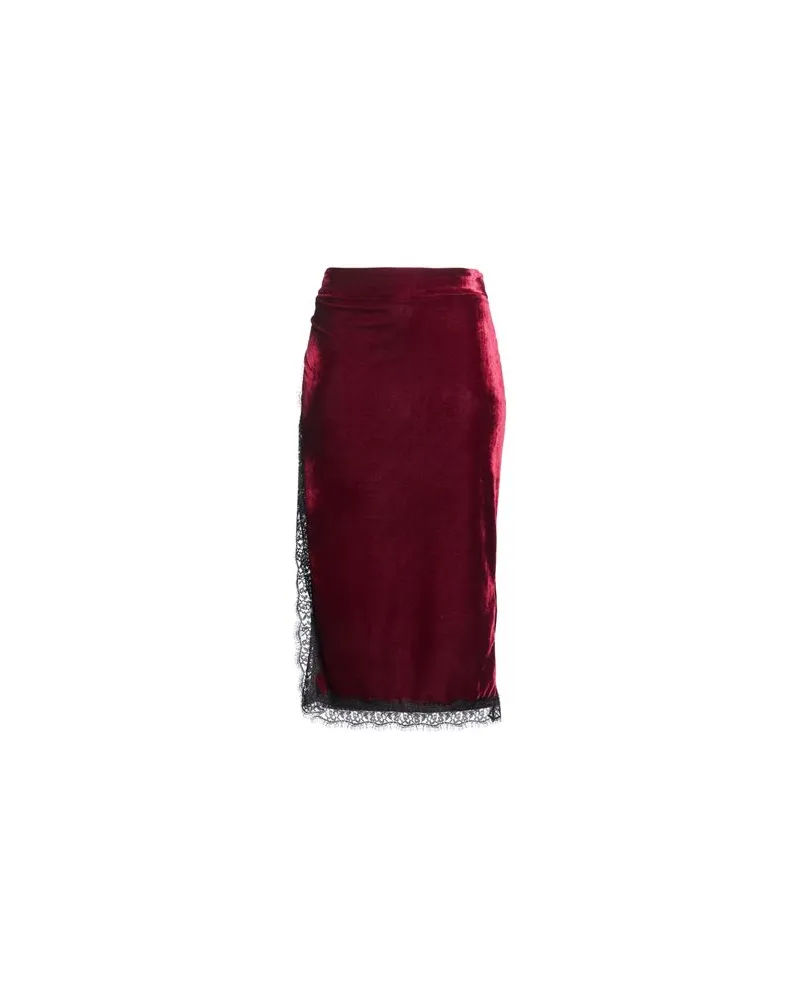 HAVEONE HOSEN & RÖCKE - Midi-Röckeauf YOOX.COM Bordeaux