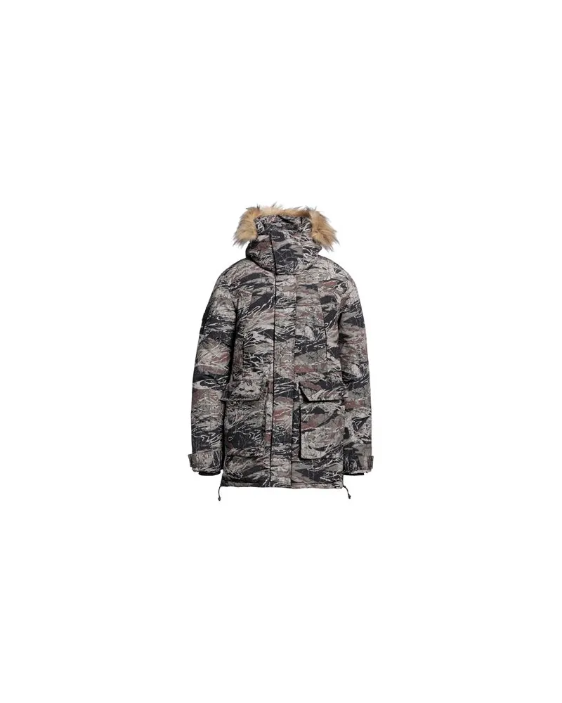 Superdry. JACKEN & MÄNTEL - Mäntelauf YOOX.COM Militärgrün