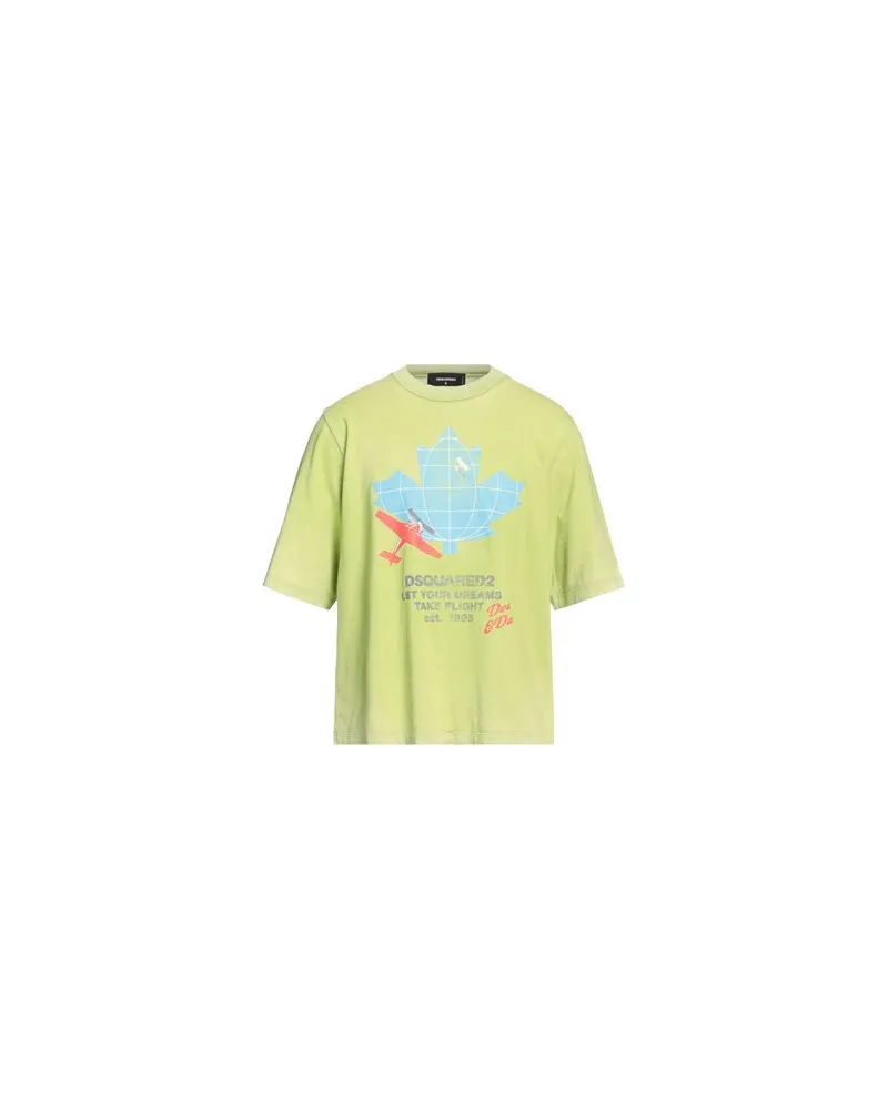 Dsquared2 TOPS - T-shirtsauf YOOX.COM Grün