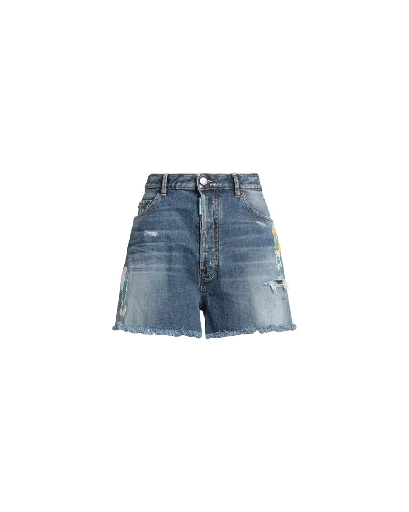 Dsquared2 X THE SMURFS - HOSEN & RÖCKE - Jeansshortsauf YOOX.COM Blau