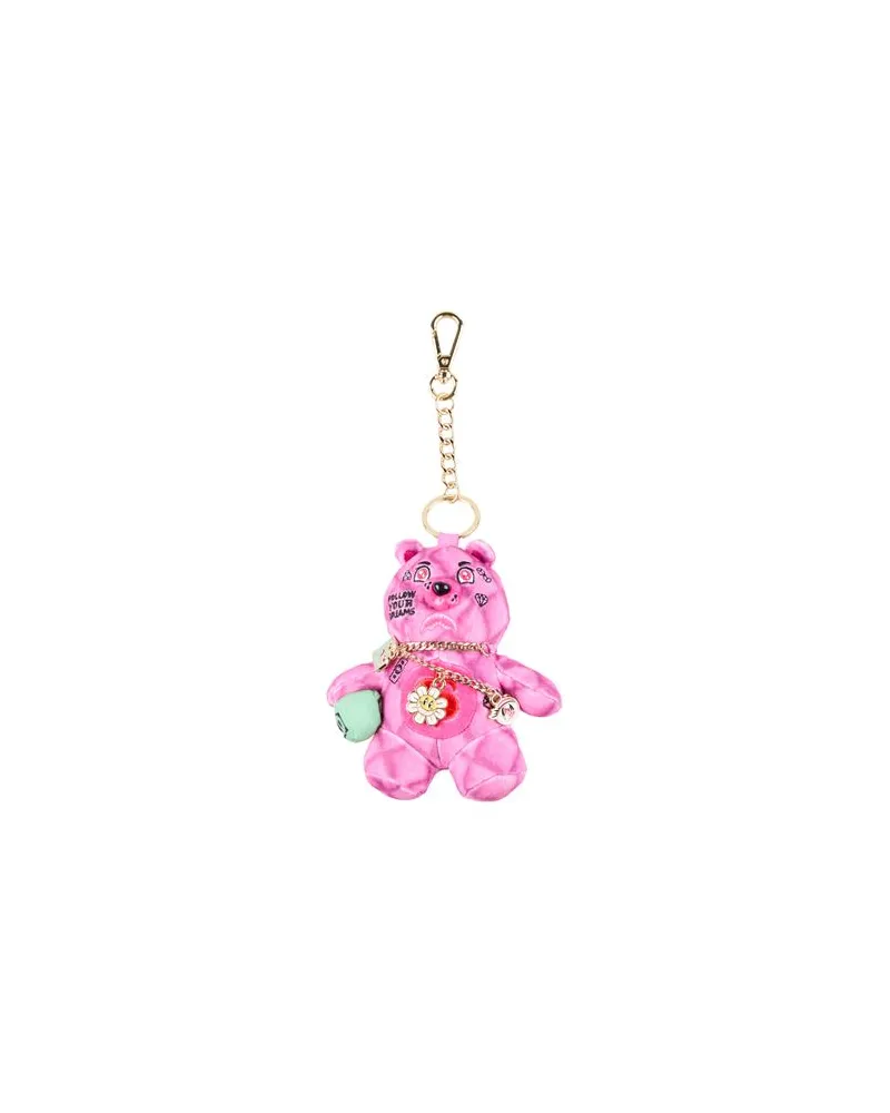 Sprayground SIP GOLD DRIP BEAR KEYCHAIN - Kleinlederwaren - Schlüsselanhängerauf YOOX.COM Rosa
