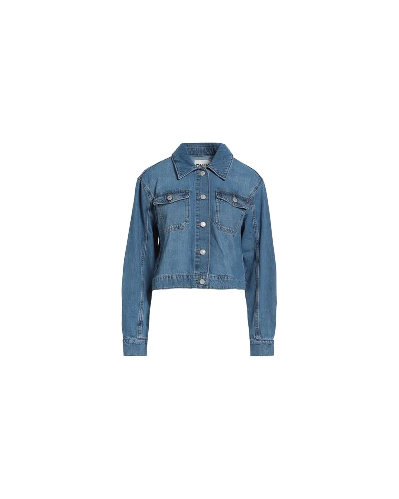 only JACKEN & MÄNTEL - Jeansjacken/Mäntelauf YOOX.COM Blau