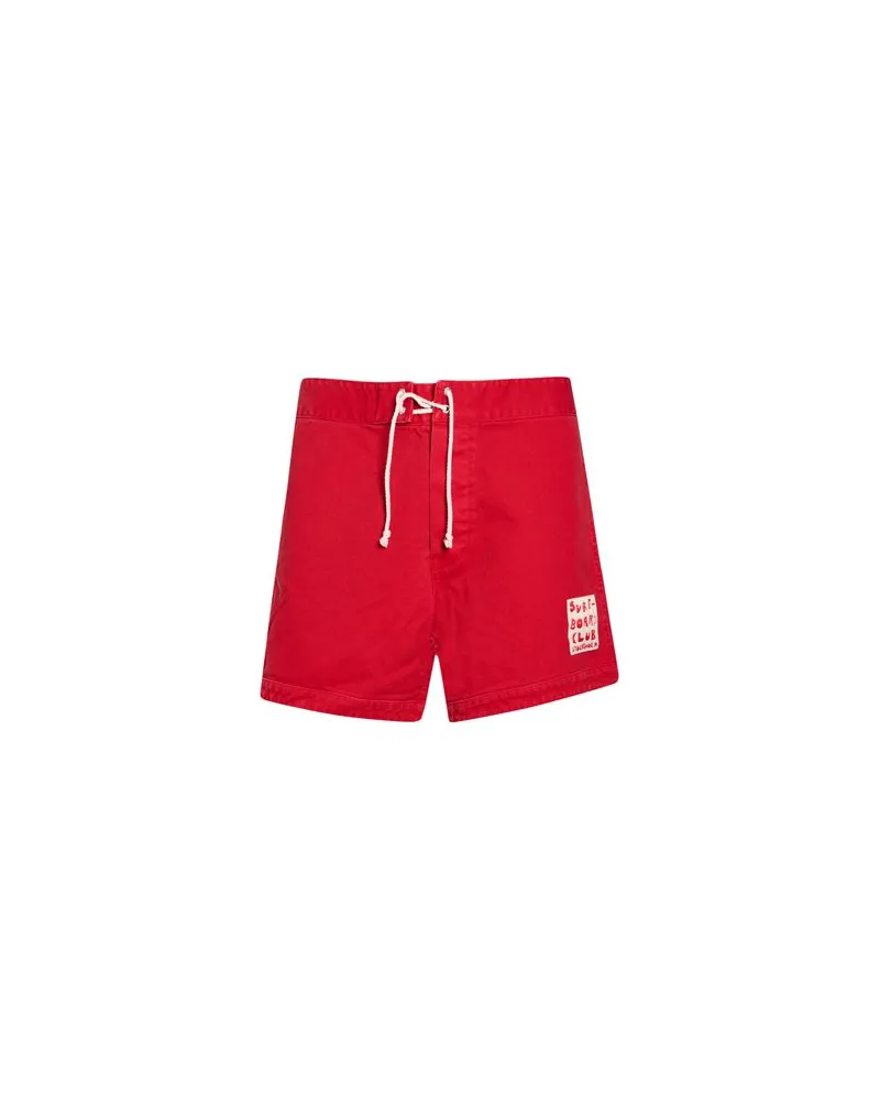 Stockholm (Surfboard) Club HOSEN & RÖCKE - Jeansshortsauf YOOX.COM Rot