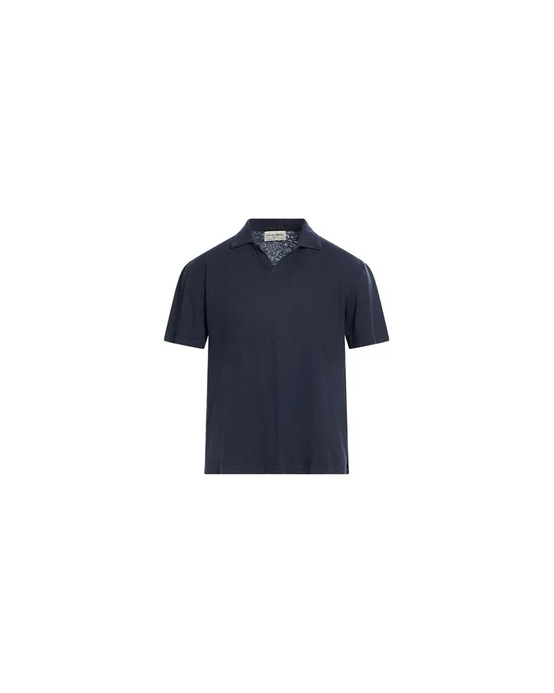 Officine Generale TOPS - Poloshirtsauf YOOX.COM Marineblau