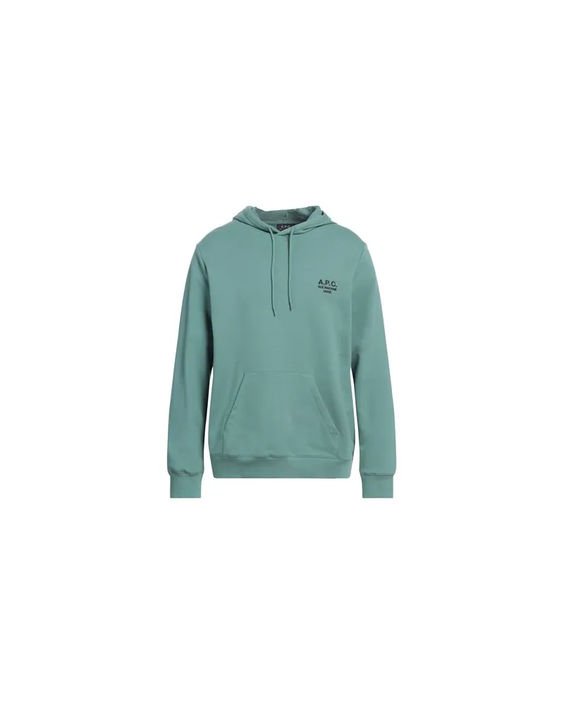 A.P.C. TOPS - Sweatshirtsauf YOOX.COM Salbeigrün