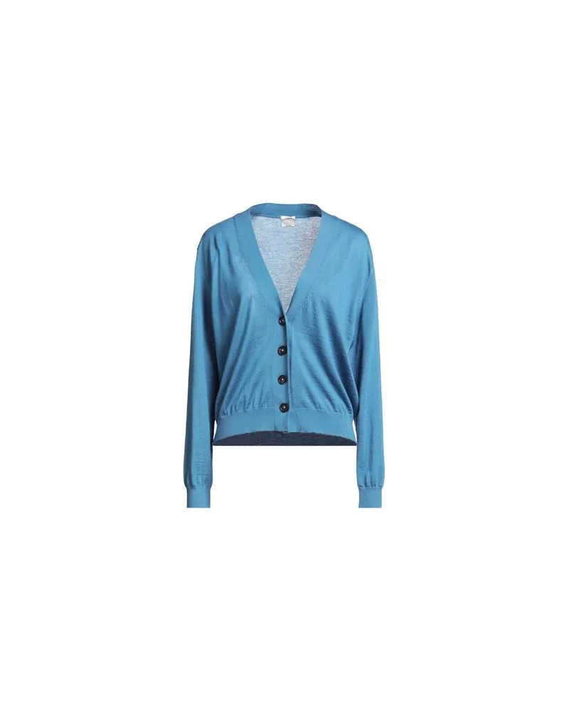 Massimo Alba STRICKWAREN - Strickjackenauf YOOX.COM Taubenblau