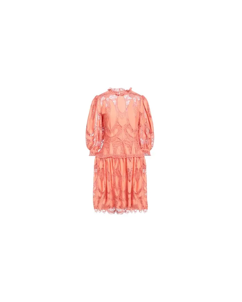 Alberta Ferretti KLEIDER - Mini-Kleiderauf YOOX.COM Lachs