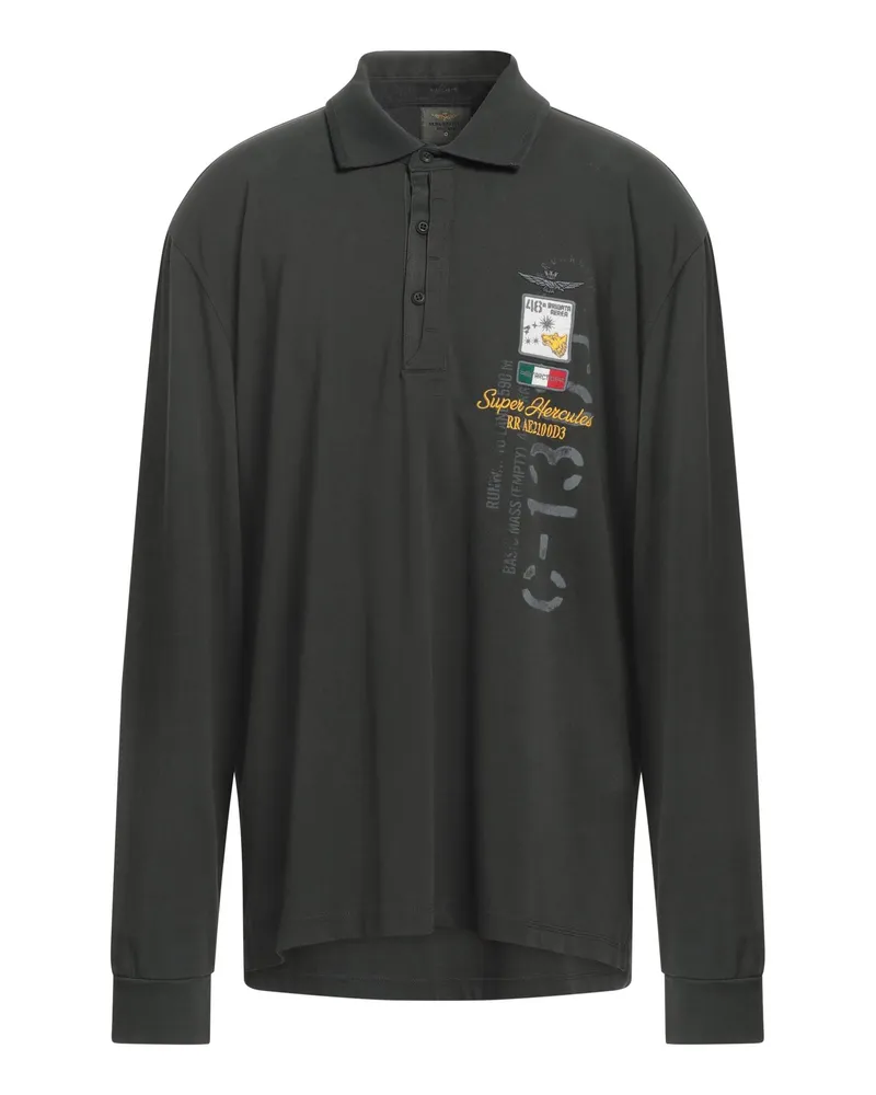 Aeronautica Militare Poloshirt Militärgrün