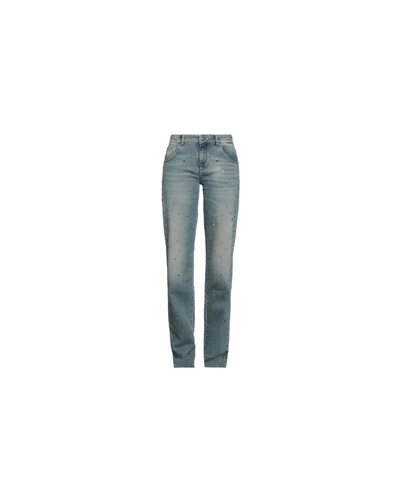 Blumarine HOSEN & RÖCKE - Jeanshosenauf YOOX.COM Blau