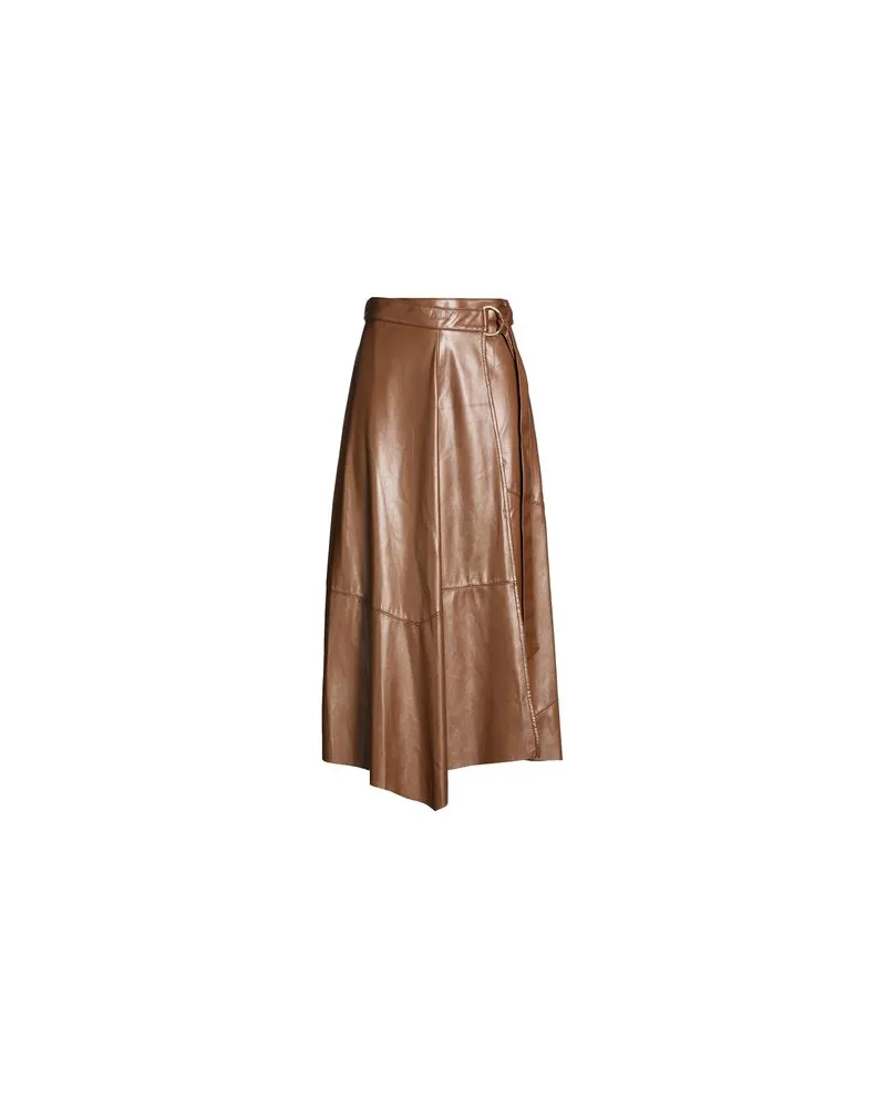 Alessia Santi HOSEN & RÖCKE - Midi-Röckeauf YOOX.COM Braun